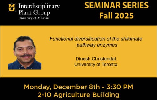 IPG Seminar – Dr. Dinesh Christendat
